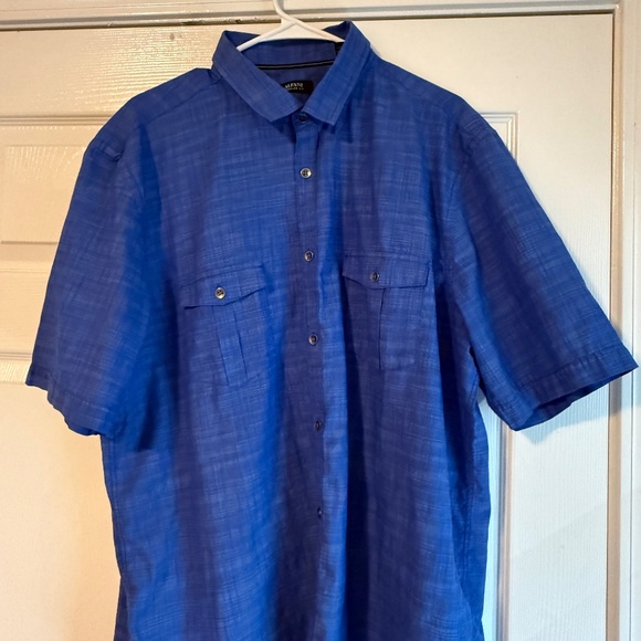 Alfani | Warren Short-sleeve Button-down Shirt | Size XXL - Picture 1 of 3